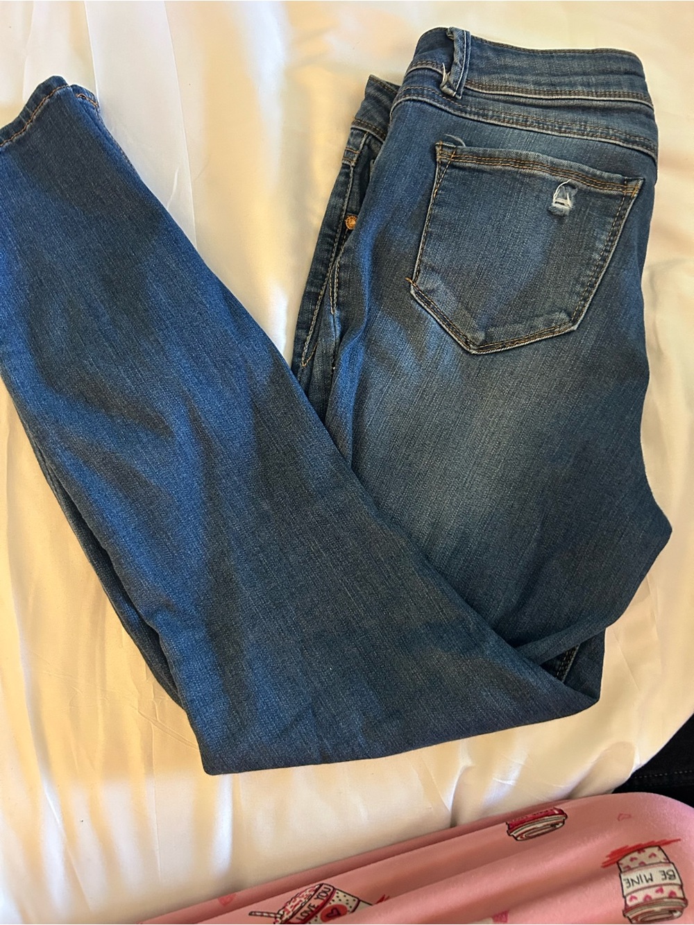 1822 Denim Women's Dark Blue Skinny Jeans